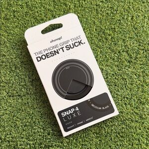 NEW! ohsnap! Snap 4 Luxe Phone Grip in Black